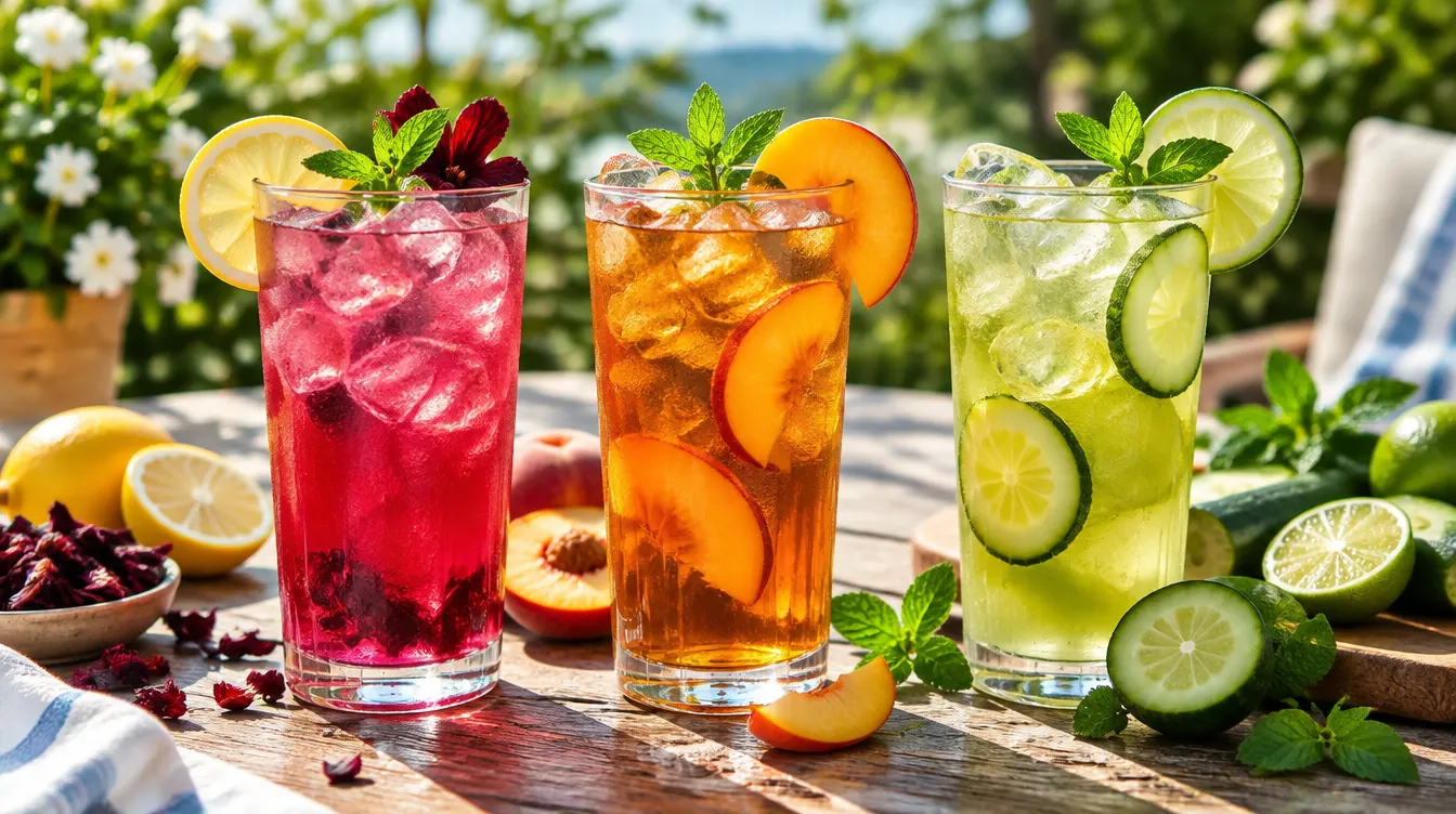Čajové limonády na leto: 4 osviežujúce recepty bez alkoholu