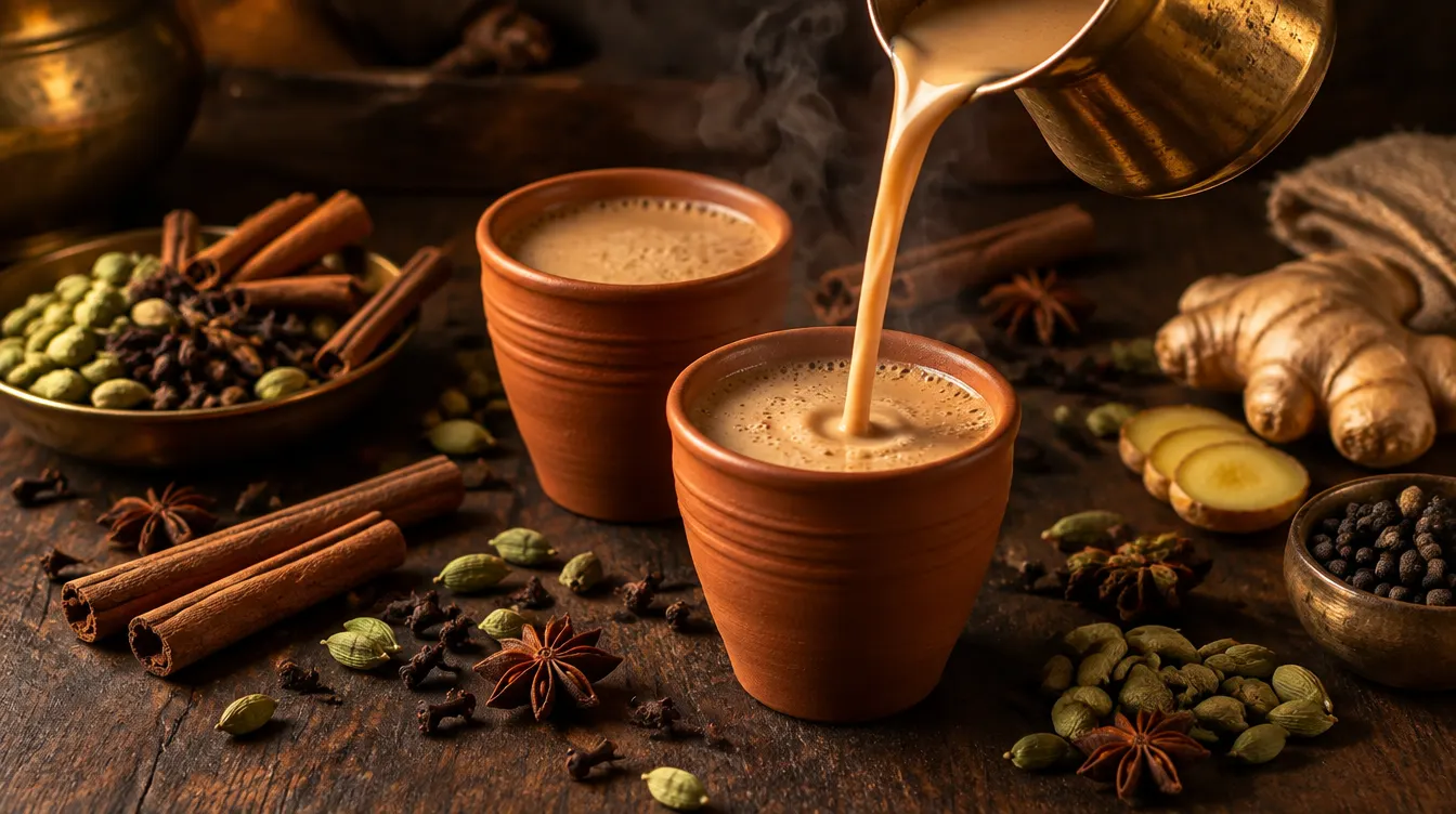 Masala chai a čaj s mliekom: korenie, postup a tipy